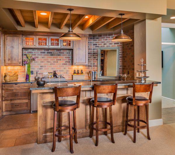 Home Bar Installation