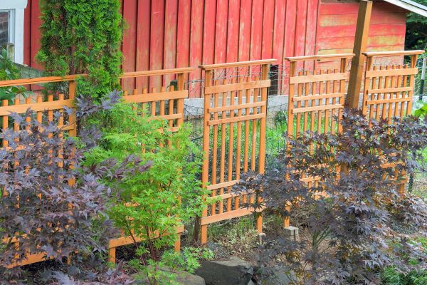 Wood Trellis Mounting Service